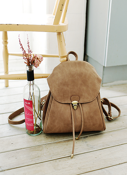 フェイクレザーミニリュック・全4色・e45544