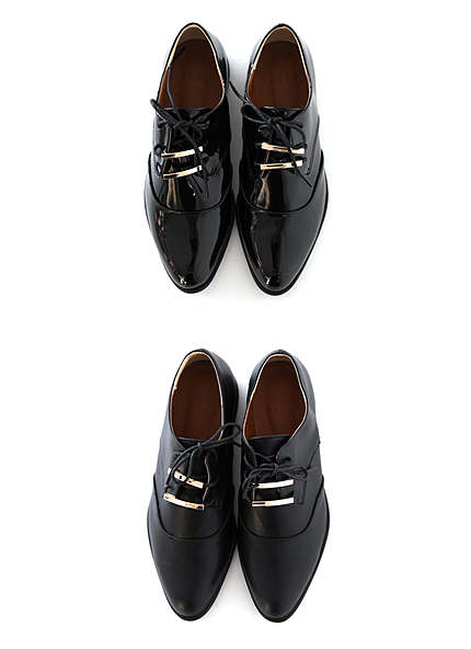 **雑誌Scawaii!3月号掲載**メタルバーオックスフォードシューズ・全2色・s45383