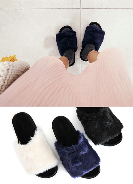 ●●雑誌Seventeen1月号/ViVi12月号/JELLY12月号/他雑誌多数掲載！●●フェイクファースライドサンダル・全3色・s45171