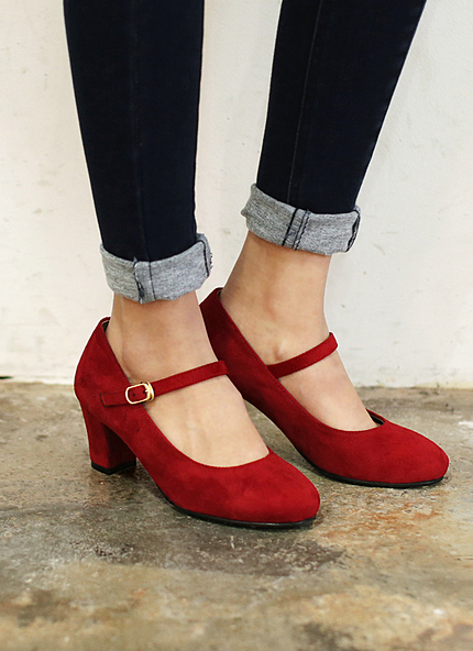 スエード調ストラップシューズ・全3色・s18272