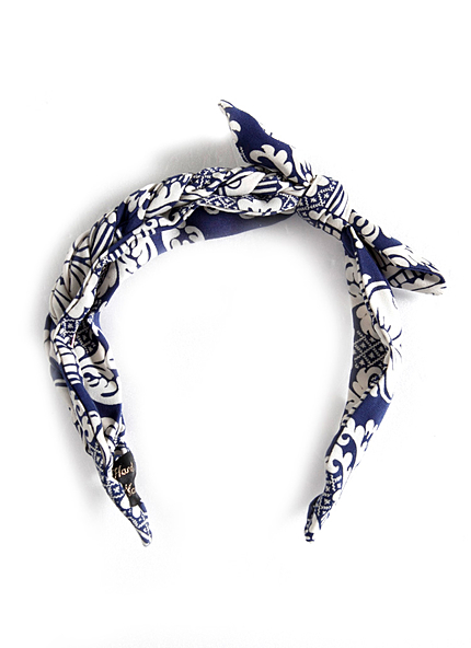 ツイストリボンポイントカチューシャ・全3色・d42401