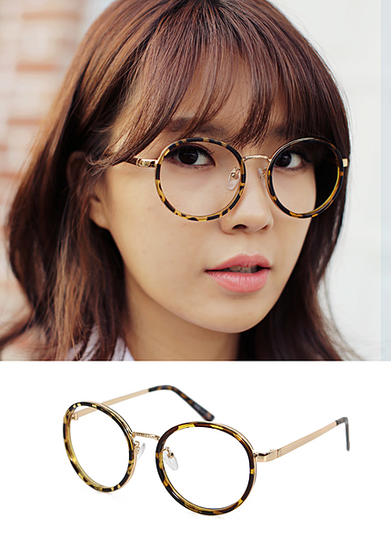 464 サークルフレームクラシック伊達眼鏡☆・全5色・n39300