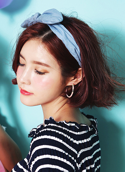 カラーミックスフープピアス・全4色・d44477