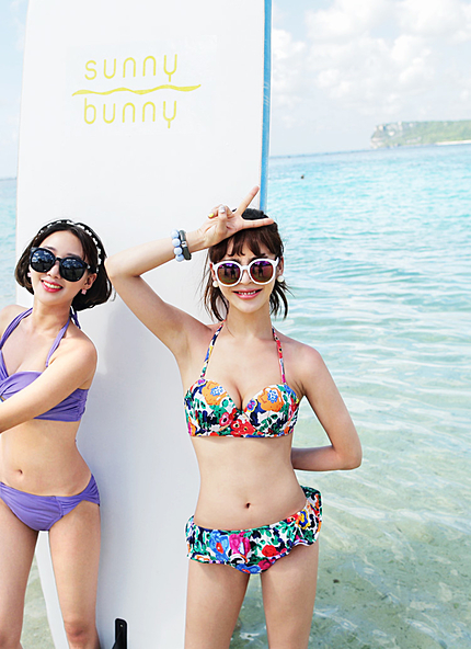 フリルショーツワイヤーバンドゥビキニ・全3色・e41170