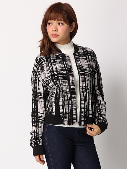 WEGO/プリントレーヨンブルゾン