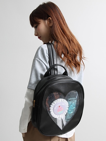 WEGO/ハートウィンドウリュック