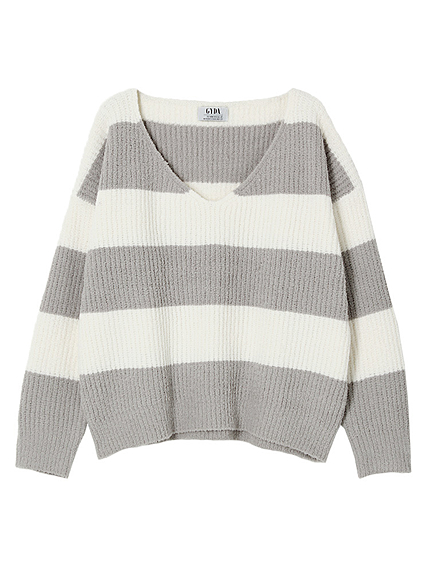 モールボーダーニットTOPS