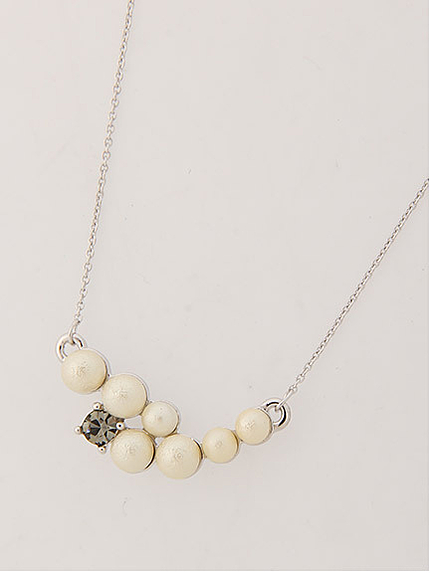 ランダムコットンパールネックレス