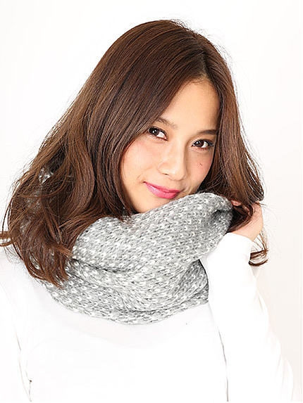 Wフェイスニットスヌード