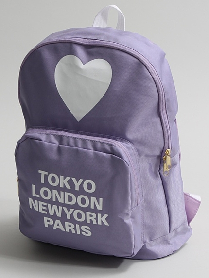 WEGO/ナイロンプリントリュック