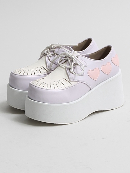 WEGO/ハートボリュームシューズ