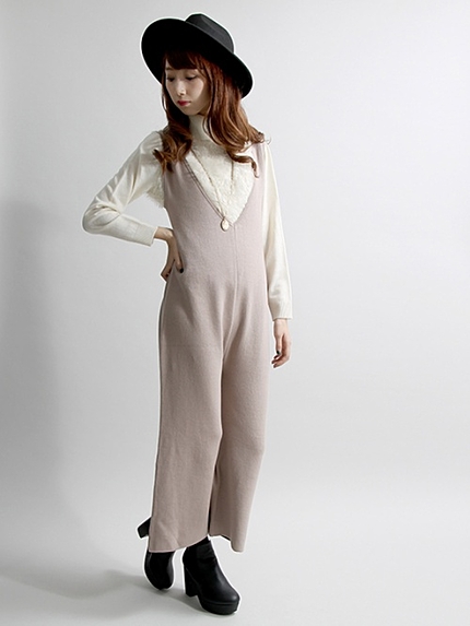 WEGO/ニットサロペット