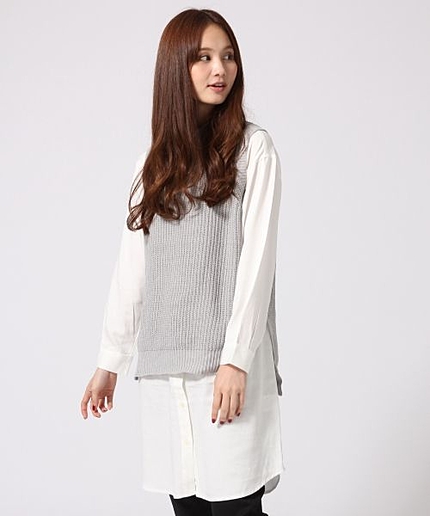【セットアイテム】ベストシャツワンピース１６ＳＳ