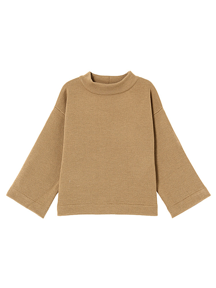 ボトルネックニットトップス