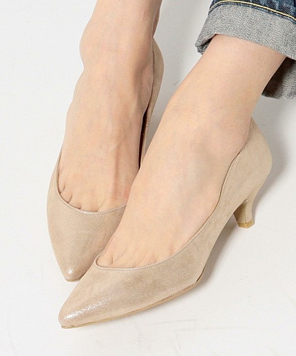 【WEB限定】O ポインテッドトゥ パンプス45○↑