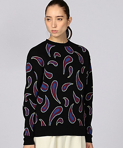 ETRE CECILE（エトレセシル） PAISLEY PULLOVER KNIT