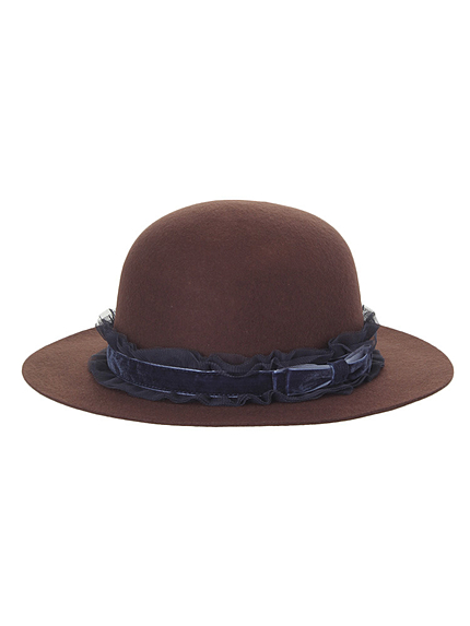 チュールフリルボーラーHAT