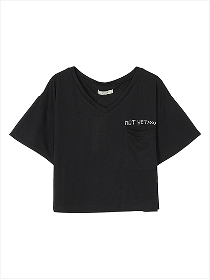 NOTYET ショートVネックT