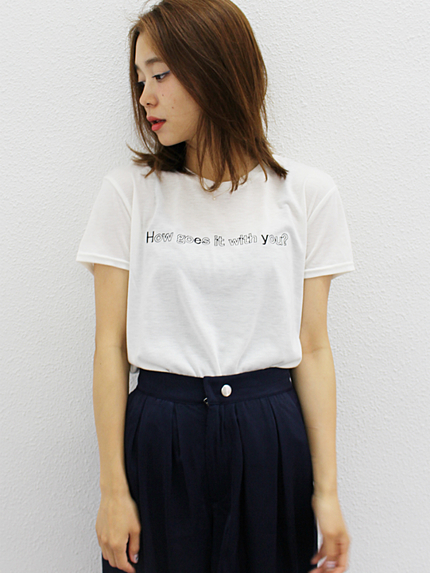 Heyロゴ刺繍T