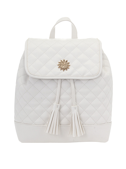 フェイクレザーキルティングリュック