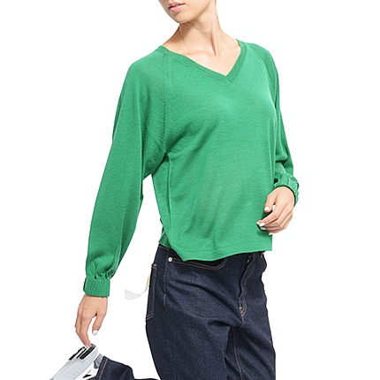 ゴムカフスV/Nプルオーバー