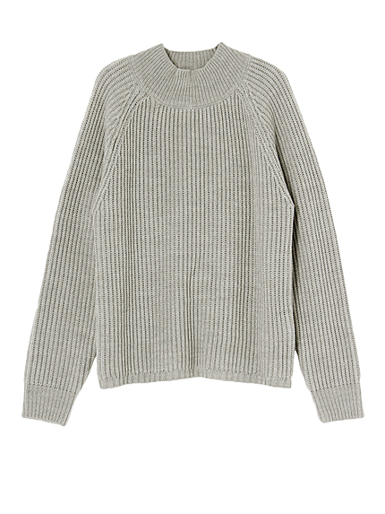 【FEMININE】backスリットニット