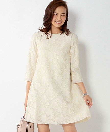 〓★JOC カット ジャカード Aライン ワンピース