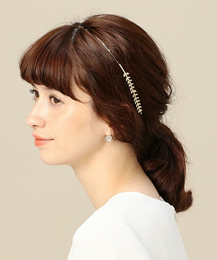 BY magnet リーフモチーフカチューシャ