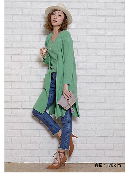 ロングカーデアンサンブル