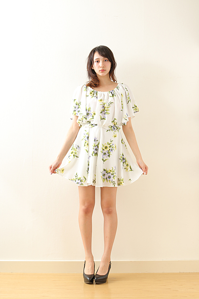 スプリングフラワーブラウス