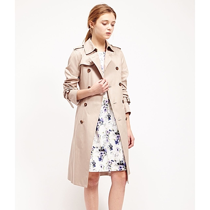 【WEB限定42サイズ】ＴＣギャバロングトレンチコート