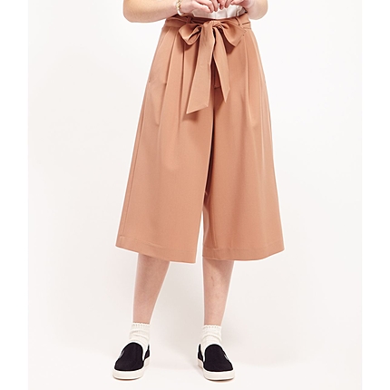 リボン付きガウチョパンツ