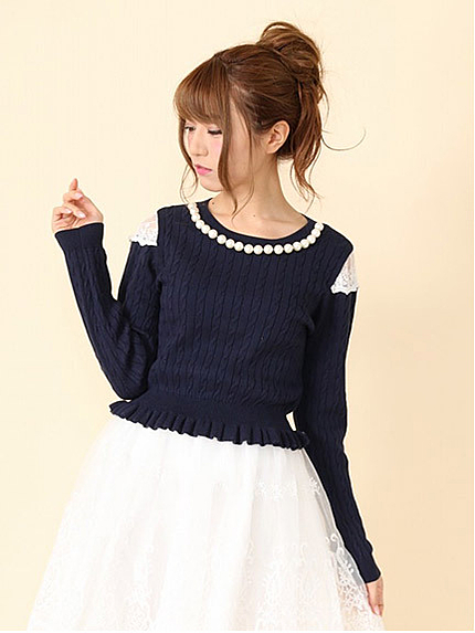 ケーブルニット