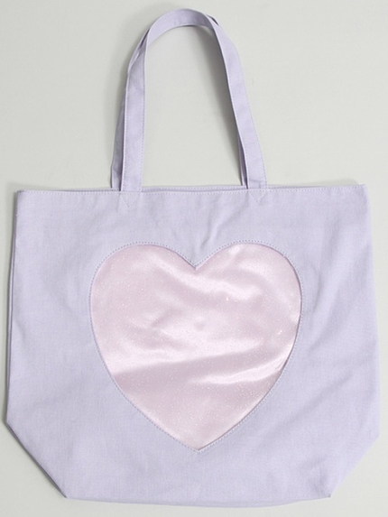 WEGO/ハートウィンドウキャンバストートバッグ