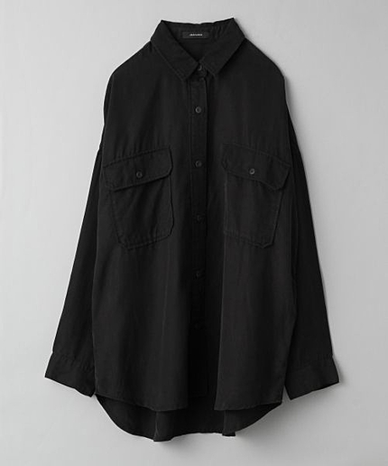 ミリタリーオーバーシャツLS