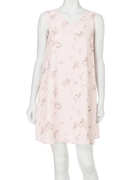 【DUO】　Little Flowerバックタックワンピース