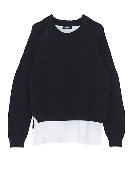SLIT LAYER SHニット