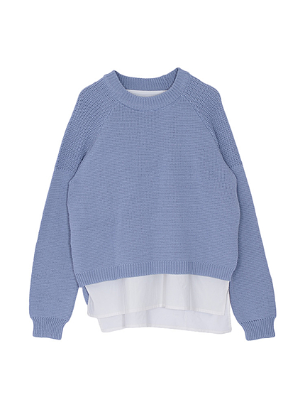 SLIT LAYER SHニット