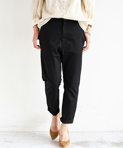 【WEB限定】by ※∵チノ9分丈テーパードパンツ