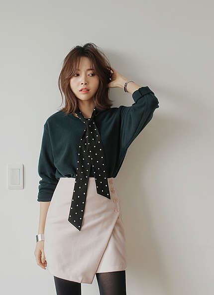 ラウンドネックやわらか素材ベーシックTシャツ・全4色・t45568