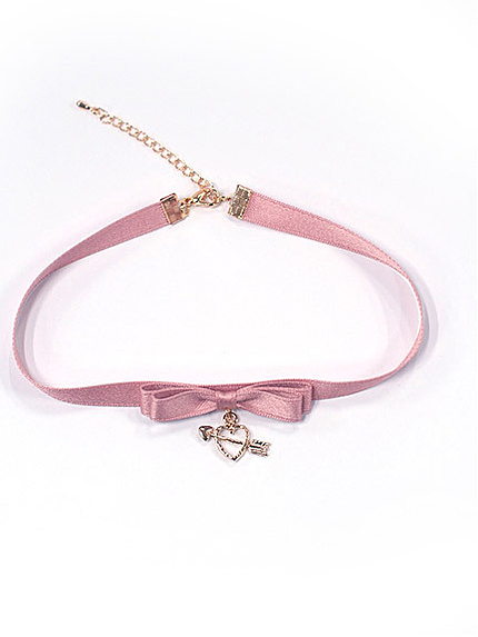 petitチャームリボンチョーカー