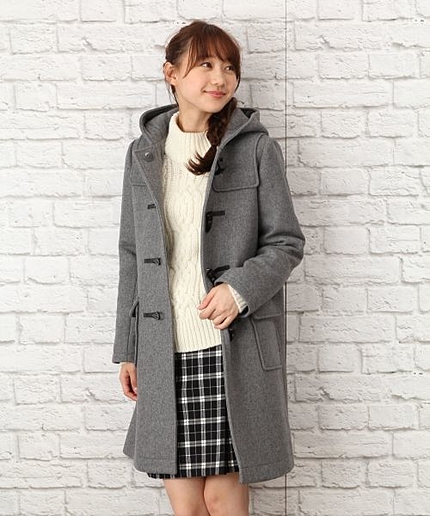 ロングダッフルコート２