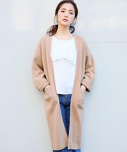【PRE ORDER】１２ＧＣミラノリブロングカーディガン