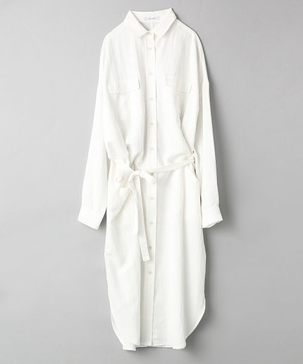 ミリタリーシャツワンピース