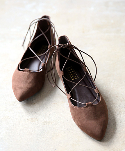 ★好評につき予約第二弾スタート★レースアップバレエ