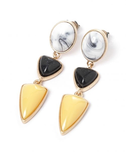 カラフルストーンピアス