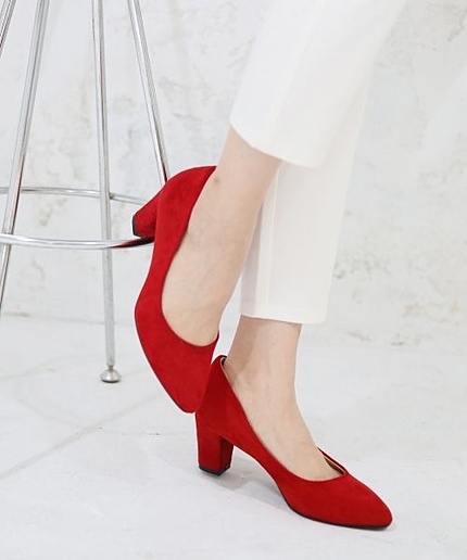 チャンキーヒールパンプスＳＳ