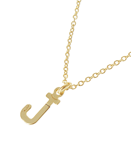 【CASUAL】イニシャルチャームネックレス