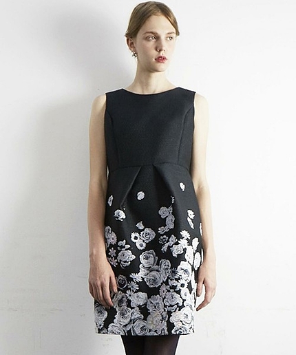 〓JP GNU×JC ジャカード ブラック ワンピース / ヌー / 結婚式 / オケージョン / フォーマル