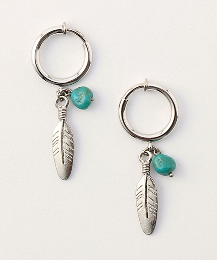 UBBT ネイティブ ターコイズ イヤリング